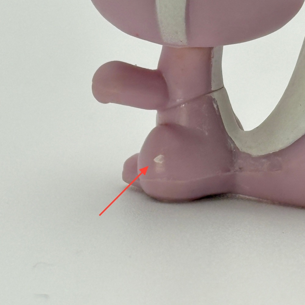 Littlest Pet Shop Squirrel 910 Figure 2007 LPS Purple Heart Snowflake Eye - Picture 6 of 7